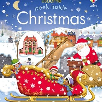 Peek Inside Christmas: A Christmas Holiday Book for Kids on Sale