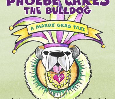 Phoebe Cakes the Bulldog a Mardi Gras Tail Online Sale