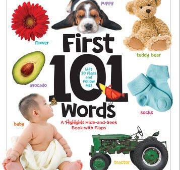 First 101 Words: A Hidden Pictures Lift-The-Flap Board Book, Learn Animals, Food, Shapes, Colors and Numbers, Interactive First Words B Fashion