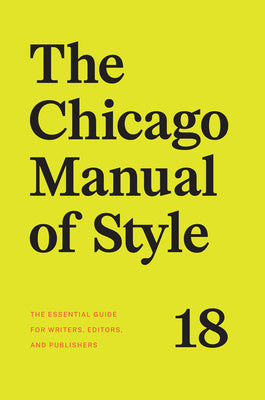 Chicago Manual of Style, 18th Edition, The Online Sale