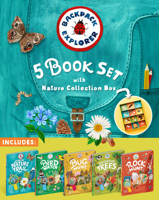 Backpack Explorer 5-Book Set with Nature Collection Box Online now