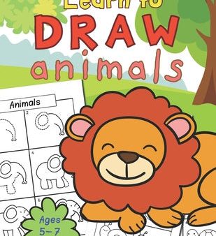 Animals Learn To Draw Book For Kids Ages 5-7 Fashion